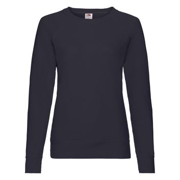 Fruit Of The Loom Ladies' Lightweight Raglan Sweat Deep Navy