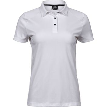 Tee Jays Ladies' Luxury Sport Polo White