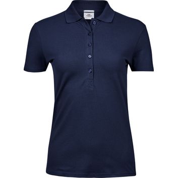 Tee Jays Ladies' Luxury Stretch Polo Navy Blue