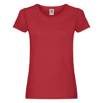 Fruit Of The Loom Ladies' Original T Red