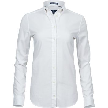 Tee Jays Ladies' Perfect Oxford Shirt White