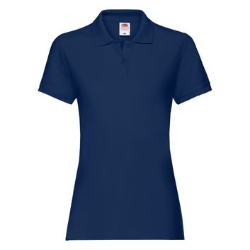 Fruit Of The Loom Ladies' Premium Polo Navy Blue
