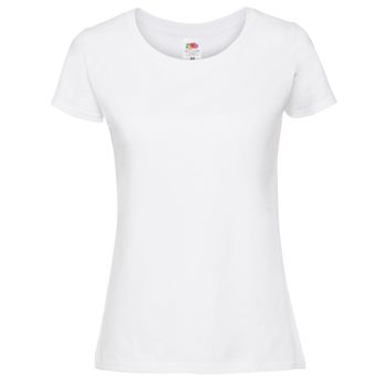 Fruit Of The Loom Ladies' Ring Spun Premium T-Shirt White