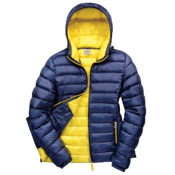 Result Urban Outdoor Wear Ladies' Snow Bird Padded Jacket Navy/Yellow