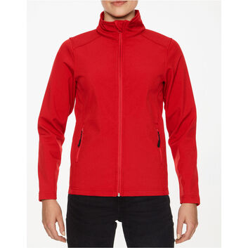 Gildan Hammer Ladies' Softshell Jacket Red