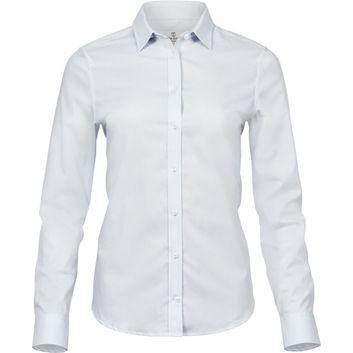 Tee Jays Ladies' Stretch Luxury Shirt White