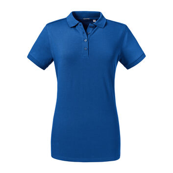 Russell Ladies' Tailored Stretch Polo Bright Royal
