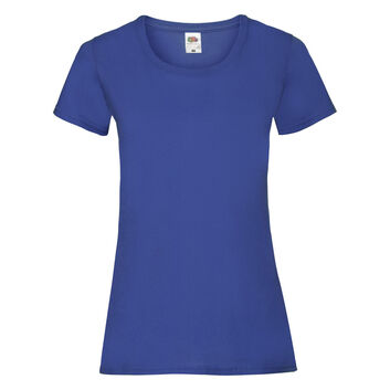 Fruit Of The Loom Ladies' Valueweight T-Shirt Royal