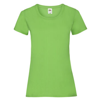 Fruit Of The Loom Ladies' Valueweight T-Shirt Lime