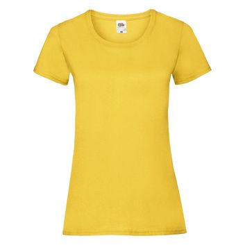Fruit Of The Loom Ladies' Valueweight T-Shirt Sunflower