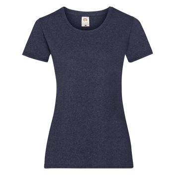 Fruit Of The Loom Ladies' Valueweight T-Shirt Vintage Heather Navy
