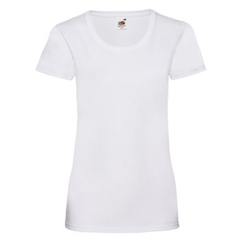 Fruit Of The Loom Ladies' Valueweight T-Shirt White