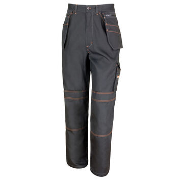 WORK-GUARD by Result Lite X-Over Holster Trousers Black