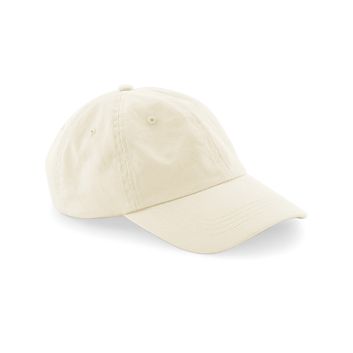 Beechfield  Low Profile 6 Panel Dad Cap_x000D_ Beige