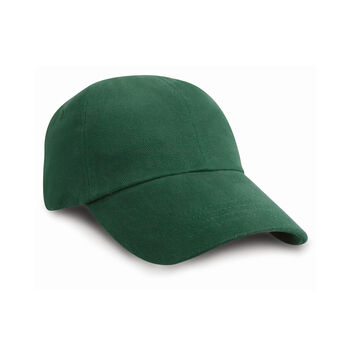 Result Headwear Low Profile Brushed Cotton Cap Forest Green