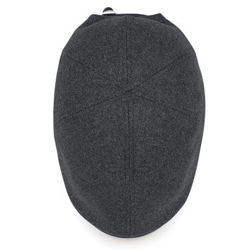 Beechfield  Melton Wool Ivy Cap Charcoal Marl