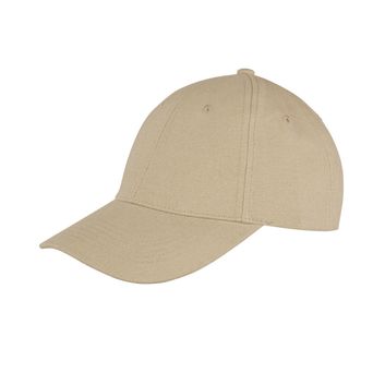 Result Core Memphis 6 Panel Brushed Cotton Low Profile Cap Khaki