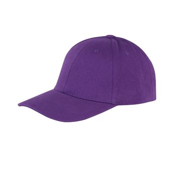 Result Core Memphis 6 Panel Brushed Cotton Low Profile Cap Purple