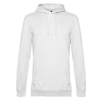 B&amp;C Men's #Hooded Sweat White