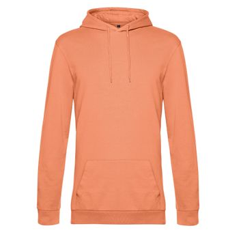 B&amp;C Men's #Hooded Sweat Melon Orange