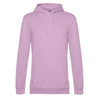 B&amp;C Men's #Hooded Sweat Candy Pink