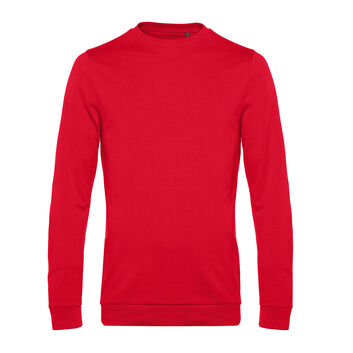 B&C Men's #Set In Sweatshirt Red