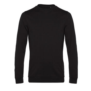B&C Men's #Set In Sweatshirt Black Pure