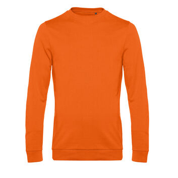 B&C Men's #Set In Sweatshirt Pure Orange