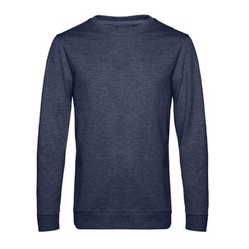 B&amp;C Men's #Set In Sweatshirt Heather Navy