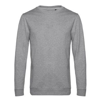 B&amp;C Men's #Set In Sweatshirt Heather Grey