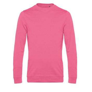 B&amp;C Men's #Set In Sweatshirt Pink Fizz