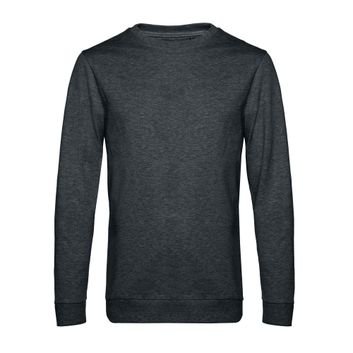 B&amp;C Men's #Set In Sweatshirt Heather Asphalt