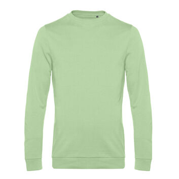 B&C Men's #Set In Sweatshirt Light Jade