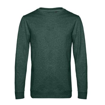B&amp;C Men's #Set In Sweatshirt Heather Dark Green