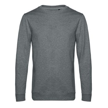 B&amp;C Men's #Set In Sweatshirt Heather Mid Grey