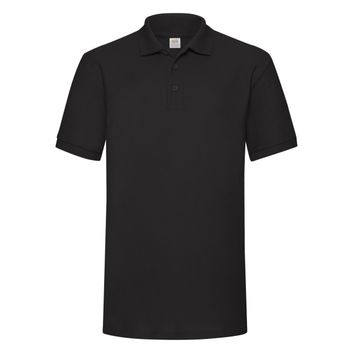 Fruit Of The Loom Men's 65/35 Heavy Polo Black