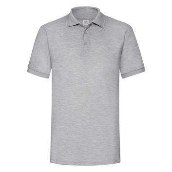 Fruit Of The Loom Men's 65/35 Heavy Polo Heather Grey