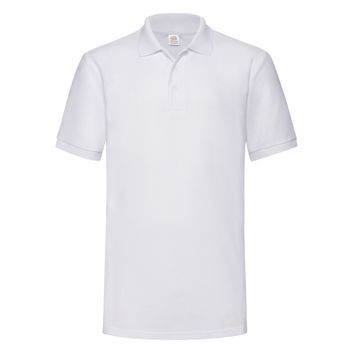 Fruit Of The Loom Men's 65/35 Heavy Polo White