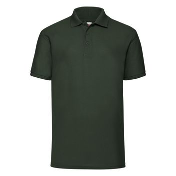 Fruit Of The Loom Men's 65/35 Polo Bottle Green