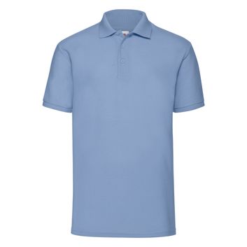 Fruit Of The Loom Men's 65/35 Polo Sky Blue