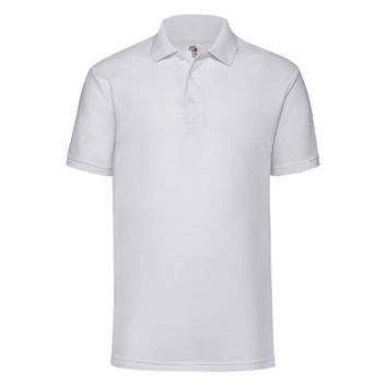 Fruit Of The Loom Men's 65/35 Polo White