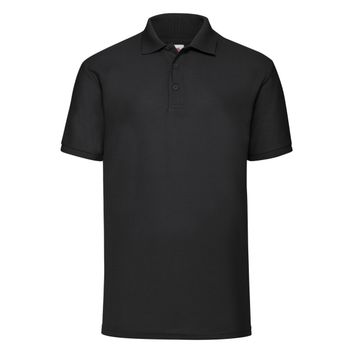 Fruit Of The Loom Men's 65/35 Polo Black