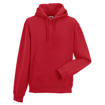 Russell Men's Authentic Hooded Sweat Classic Red