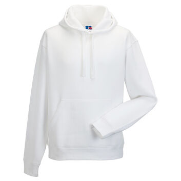 Russell Men's Authentic Hooded Sweat White
