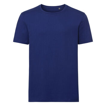 Russell Pure Organic Men's Authentic Tee Pure Organic Bright Royal