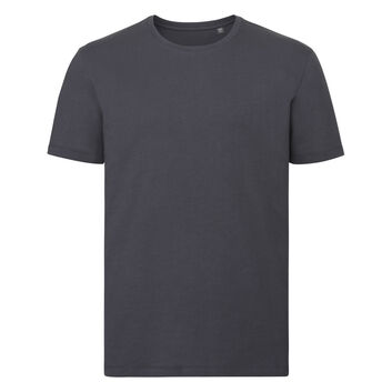 Russell Pure Organic Men's Authentic Tee Pure Organic Convoy Grey