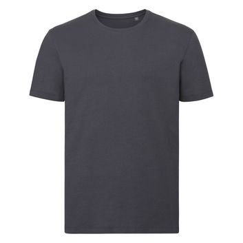 Russell Pure Organic Men's Authentic Tee Pure Organic Convoy Grey