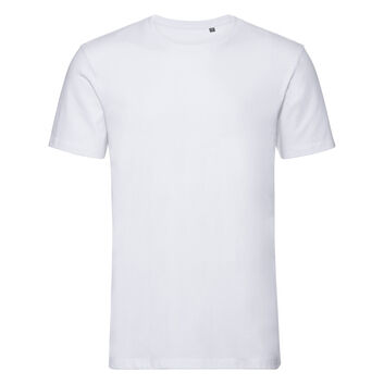 Russell Pure Organic Men's Authentic Tee Pure Organic White