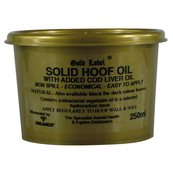 Gold Label Solid Hoof Oil - Natural