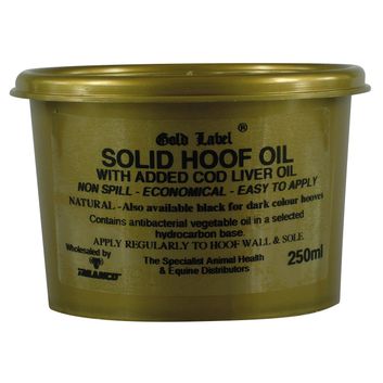 Gold Label Solid Hoof Oil - Natural alternative